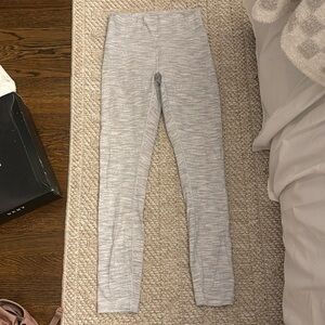 Lululemon wunder under high rise space dye gray 4